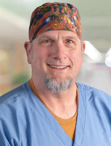 Anesthesiologist Dr. Lyndon Dieter, Medical Director of Surgical Services.