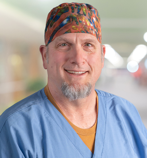 Anesthesiologist Dr. Lyndon Dieter, Medical Director of Surgical Services.